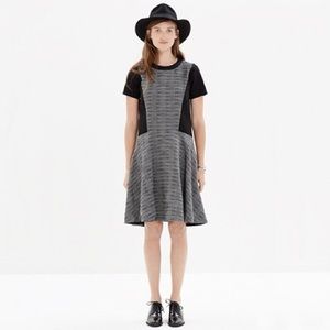 Madewell Textured Tribune Colorblock Dress